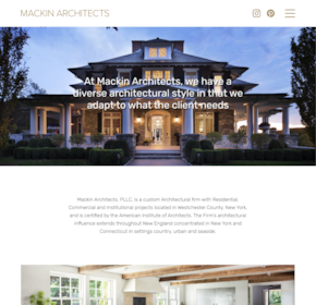 Mackin Architects, Modern Website Redesign