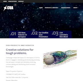 CU Aerospace, Website CMS